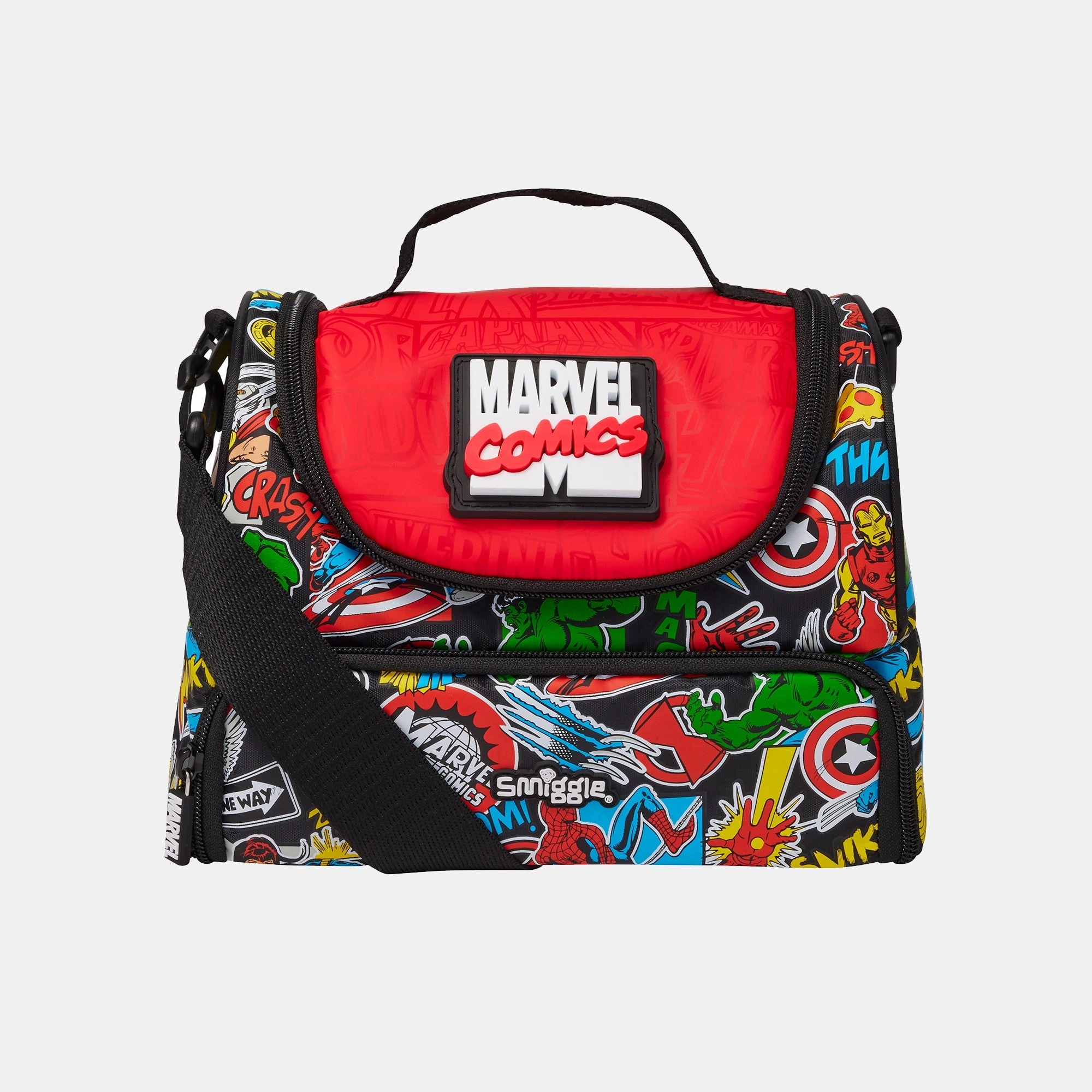 Smiggle Hardtop Level Lunchbox - Marvel