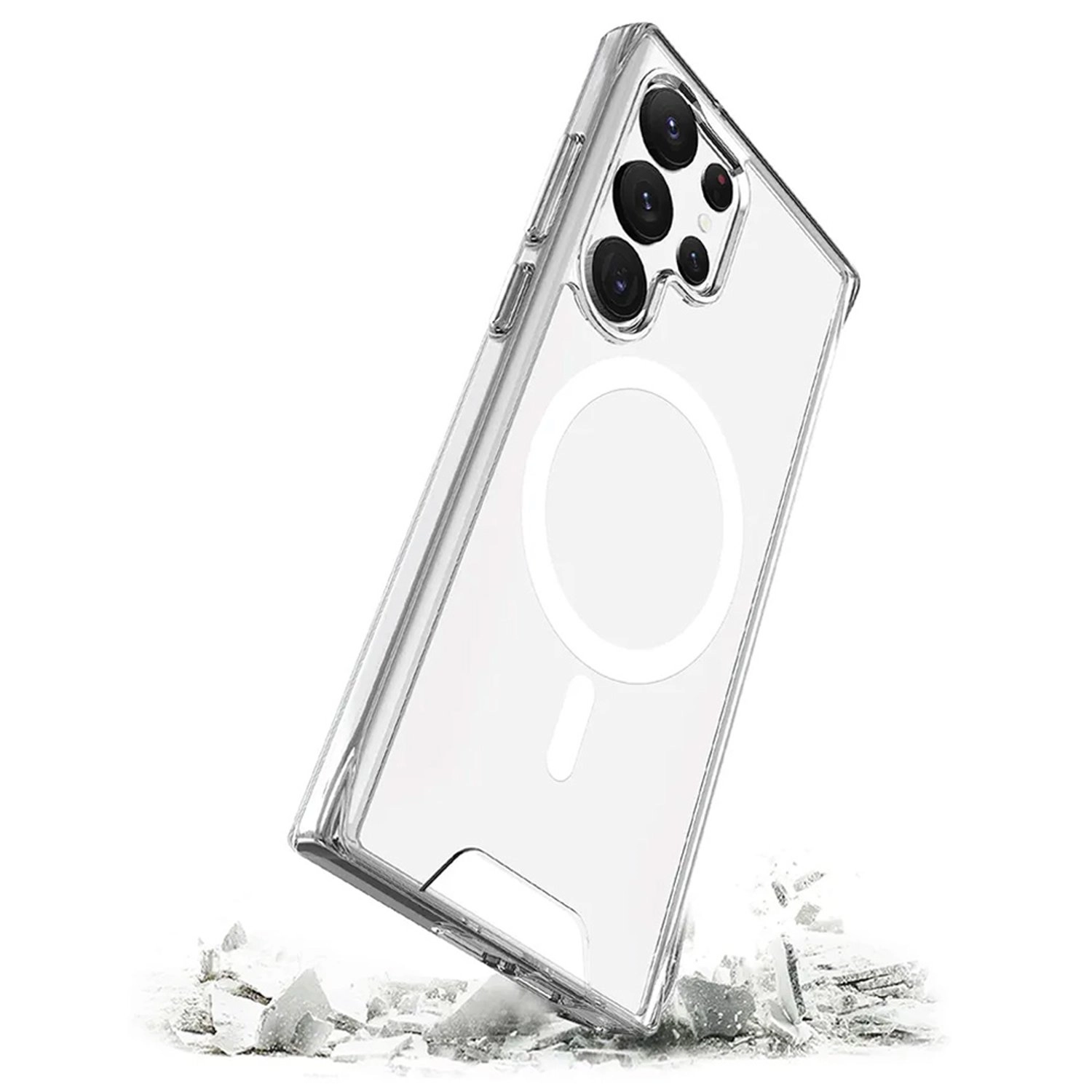 Clear Case With Screen Protector Galaxy S23 Ultra