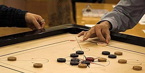 Round Pocket Carrom Board
