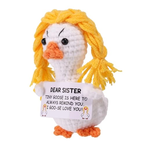 Graduation Goose Crochet - 9x8x6cm