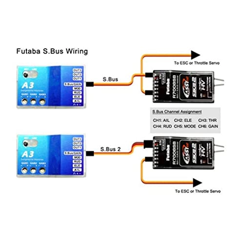 A3 V2 - 3 Axis Gyro Flight Controller