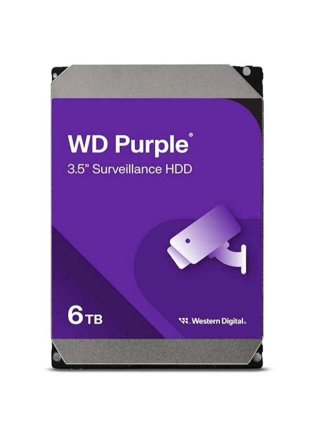 Purple 3.5" 5400rpm 256MB SATA 6Gb/s (WD64PURZ) - 6 TB