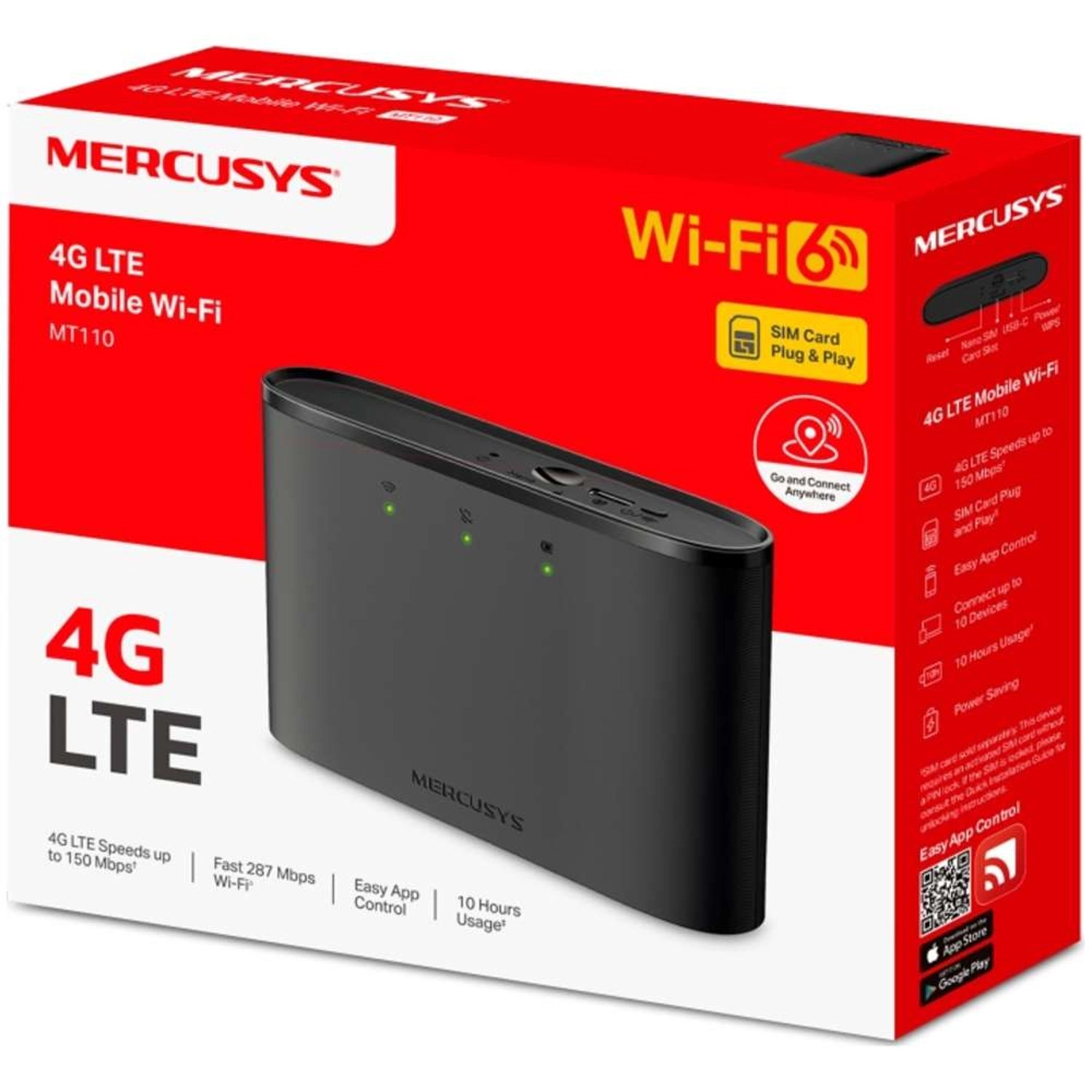 MT110 - 4G LTE IEEE Standard 802.11 150 Mbps