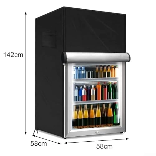 Outdoor refrigerator cover - Fits most 3.0 cubic compact upright freezers