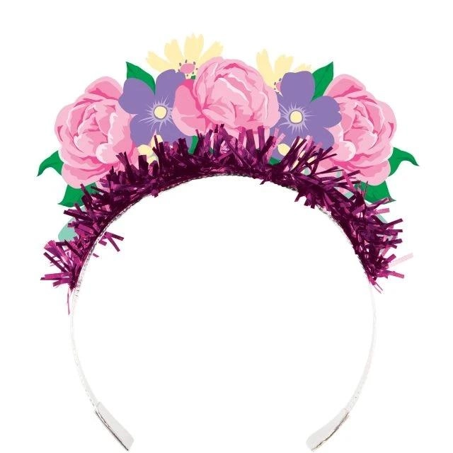 Party Zone Floral Fairy SparkleTiara - 4pcs