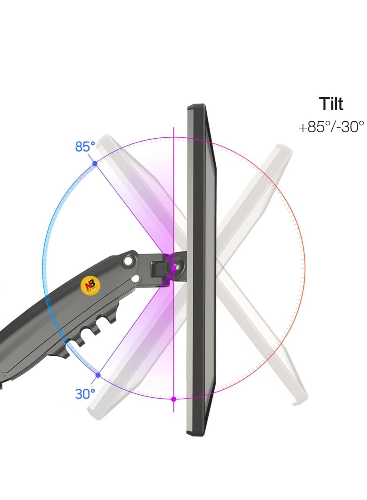 F80W - 17" to 30" VESA 75x75 & 100x100