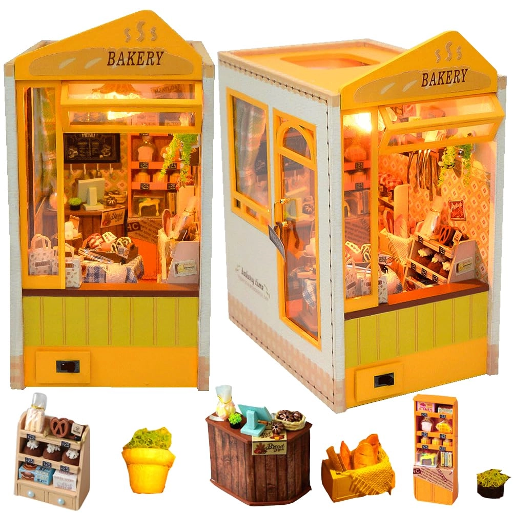 DIY Miniature House Kit - Bakery Shop