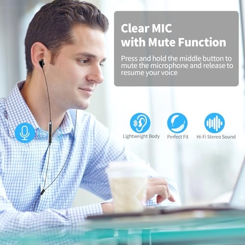 USB Computer Headphones - Wired Headset