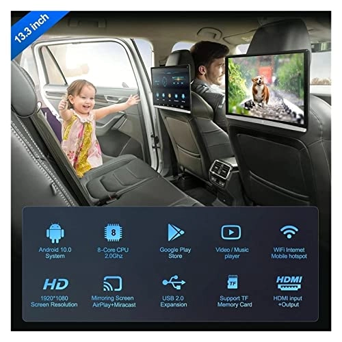 Car Headrest Screen - 13.3-inch