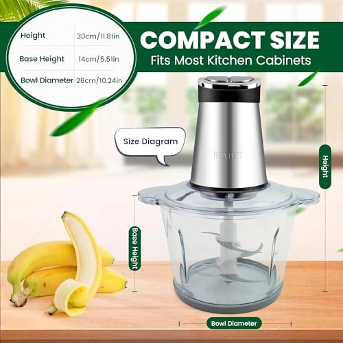 Electric Food Chopper - 12 cups