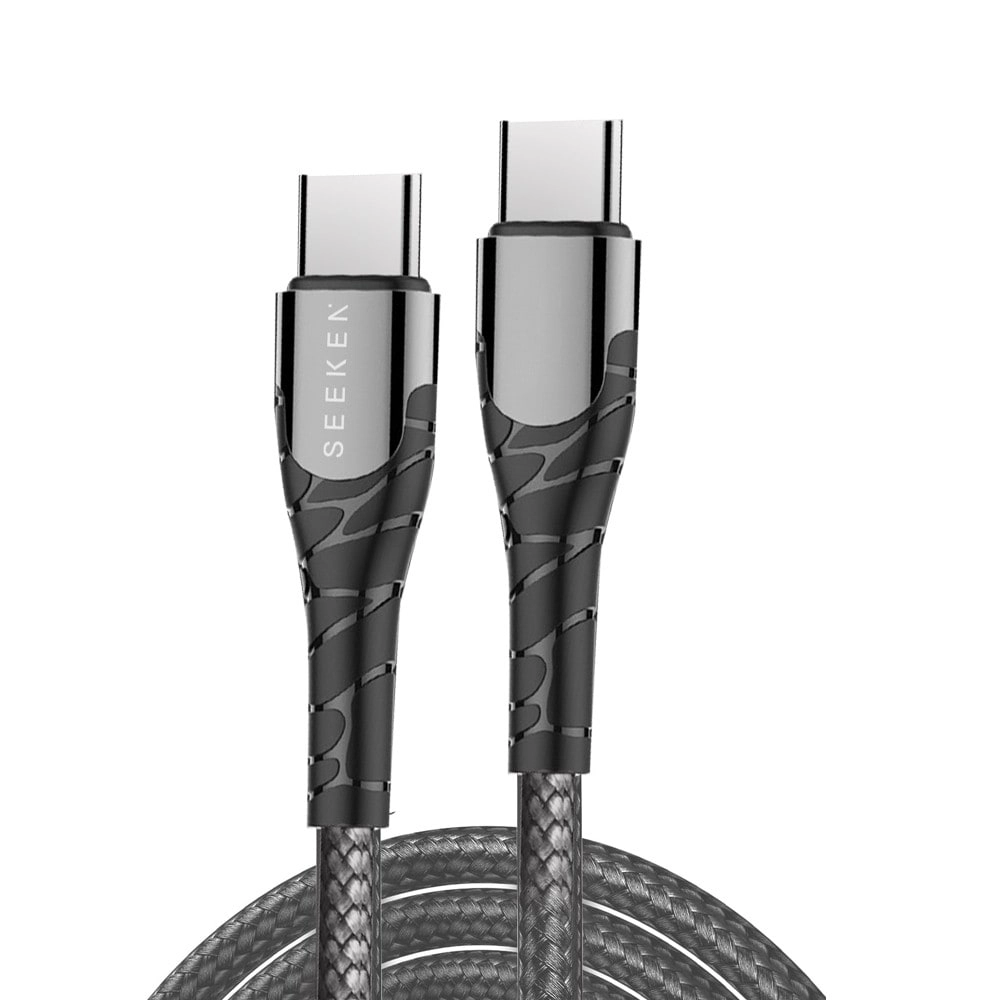 ISLAND VALLEY ELECTRONICS Charge Cable 65W USB-C to USB-C 2m Braided
