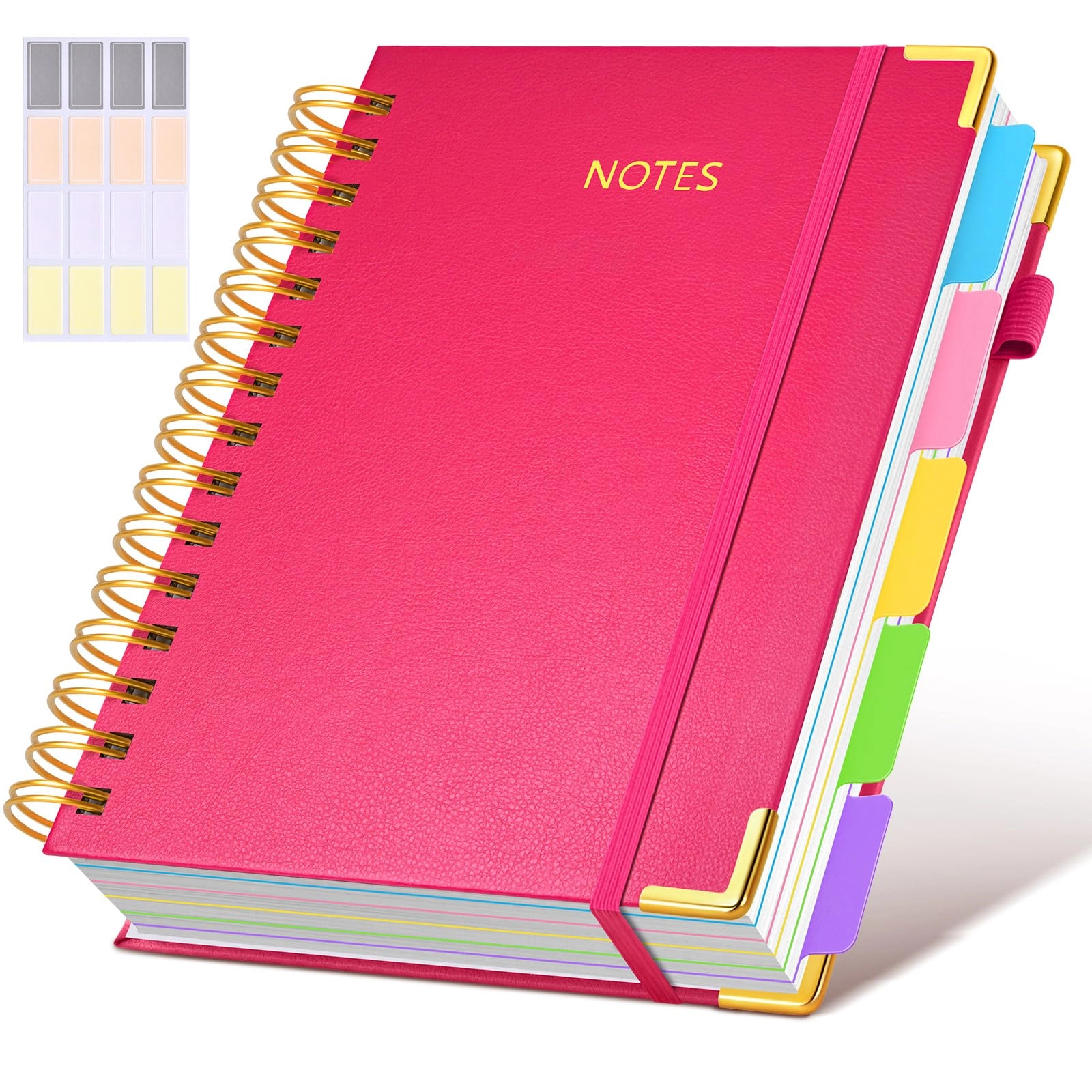 Hardcover Spiral Notebook A5 Spiral - Lined 300 Pages