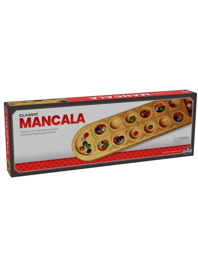 Classic Mancala - Fullsized Solid Wooden Board