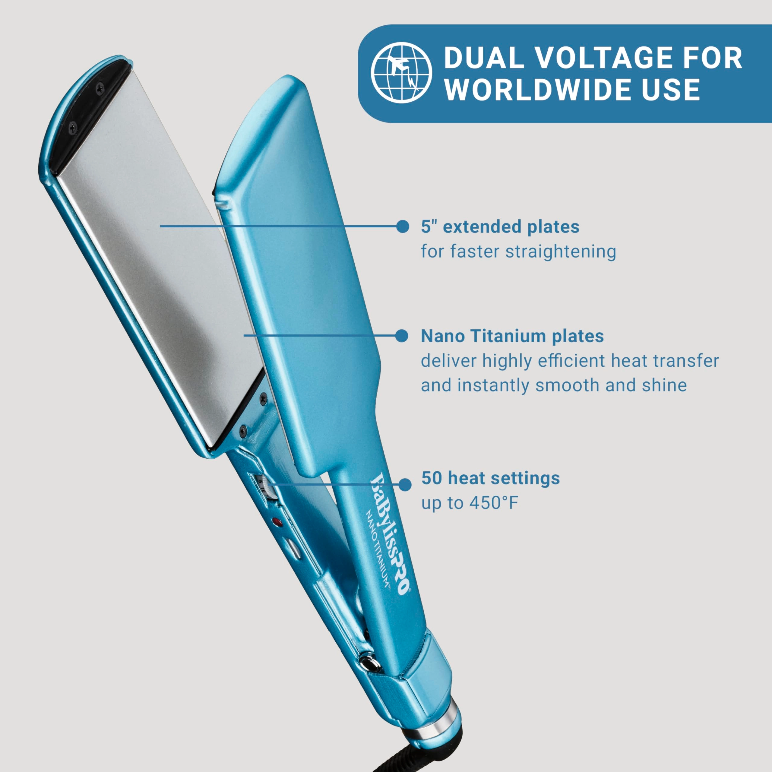 Nano Titanium Ultra-Thin Flat Iron - 1 inch