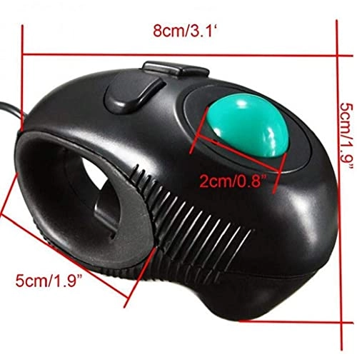 Finger Ambidextrous Trackball Mouse - USB