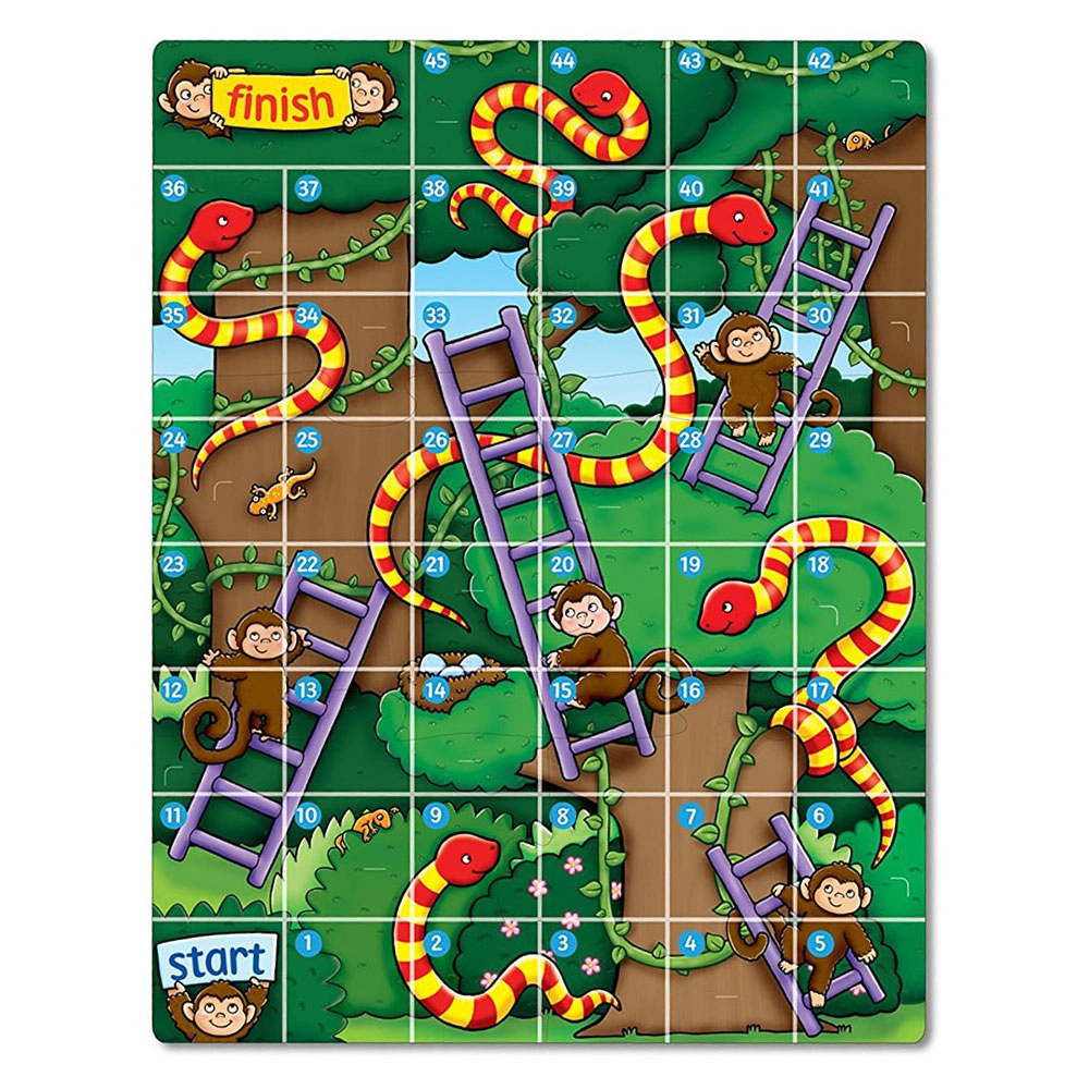 Jungle Snake & Ladders - 4-7 years