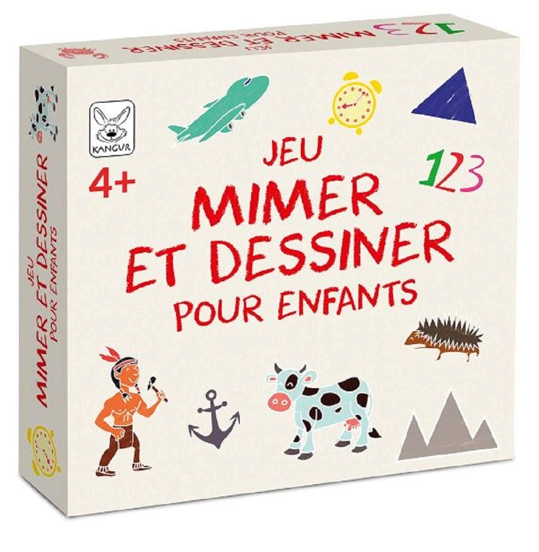KANGUR Jeu Mimer et Dessiner - 4 years+ 108 pieces