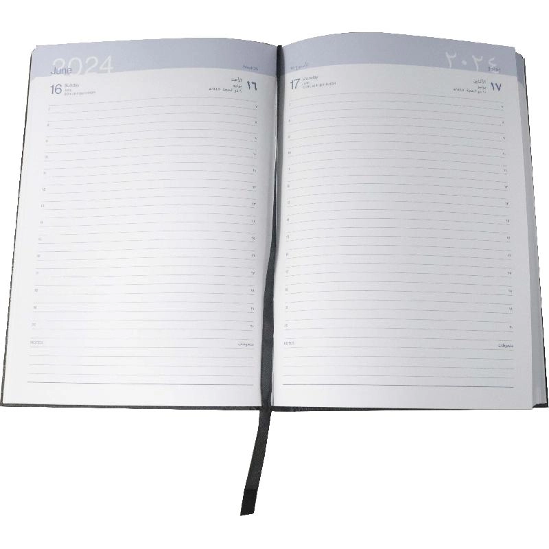 2024 Daily Diary - A5 Black