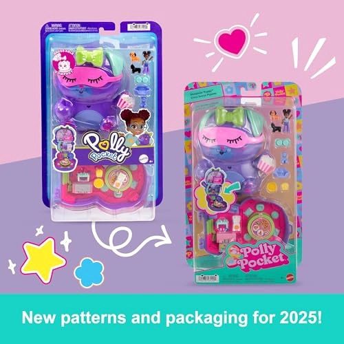 Sleepover Puppy Compact - 1 Micro Doll Pet Dogs Ages 4+