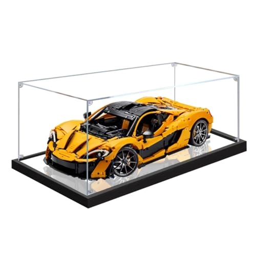 Acrylic Display Case (42172) - Transparent Base With Mirror 62 x 30 x 20 cm
