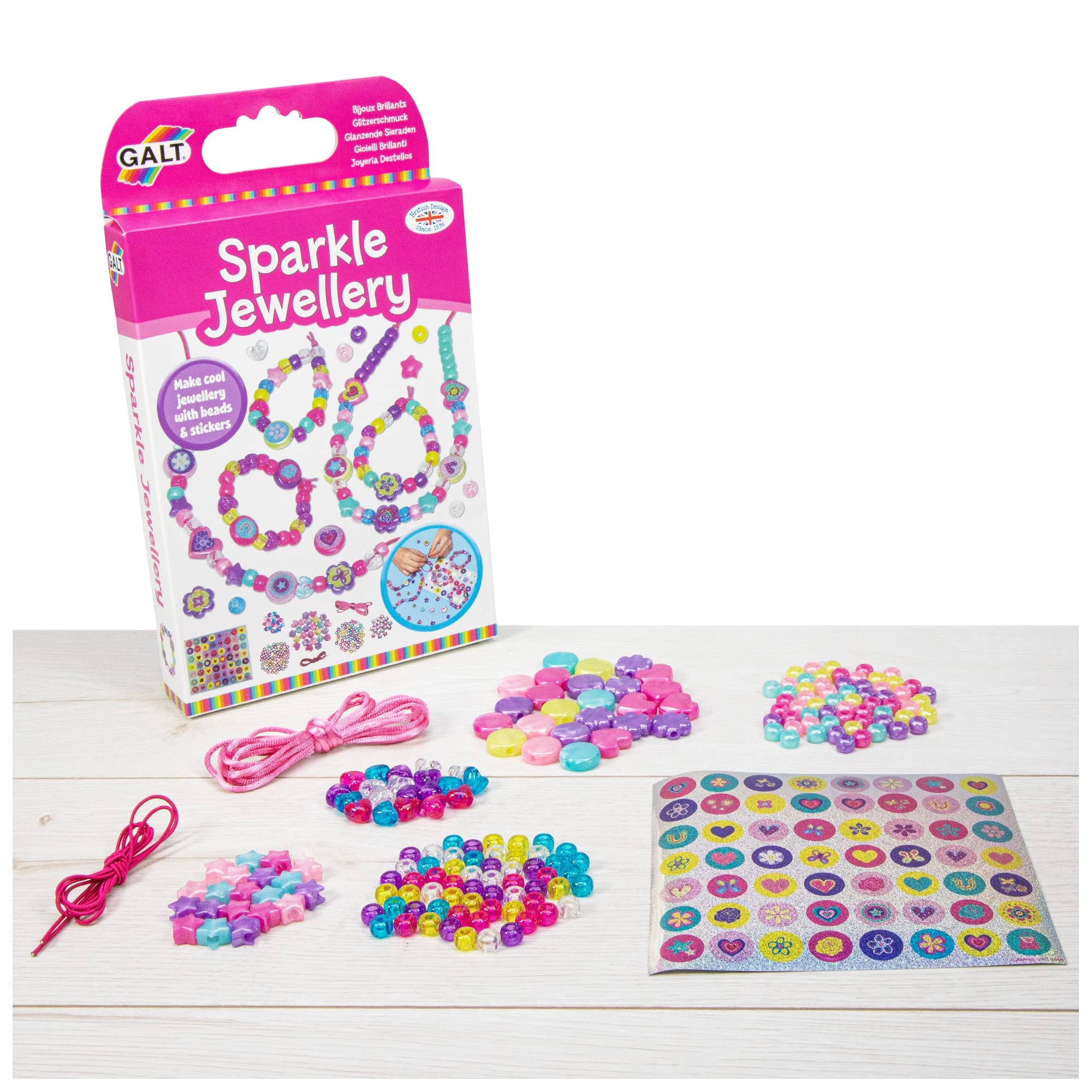 Sparkle Jewellery - Kids Craft Kit 188 Pieces Ages 5+
