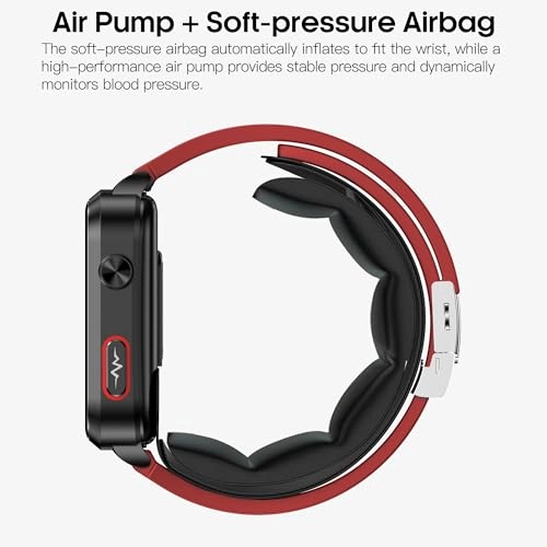 BP1 - 1.92" IPS Color Screen Air Bag Air Cuff 24/7 Heart Rate
