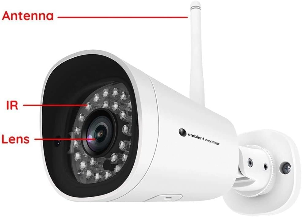 Network Outdoor Wi-Fi Weather Camera 2K