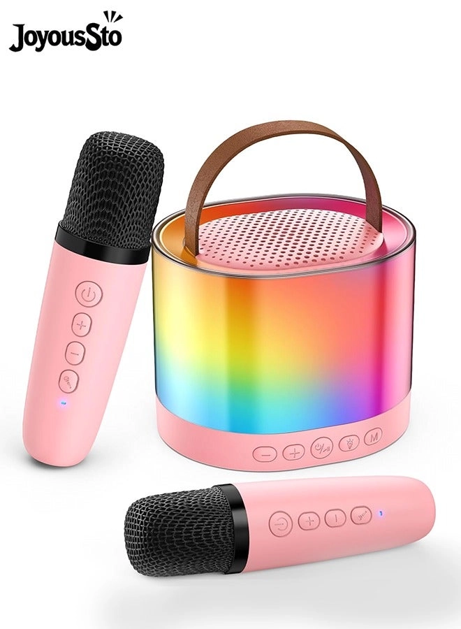 JoyousSto Mini Karaoke Machine - 2 Microphones