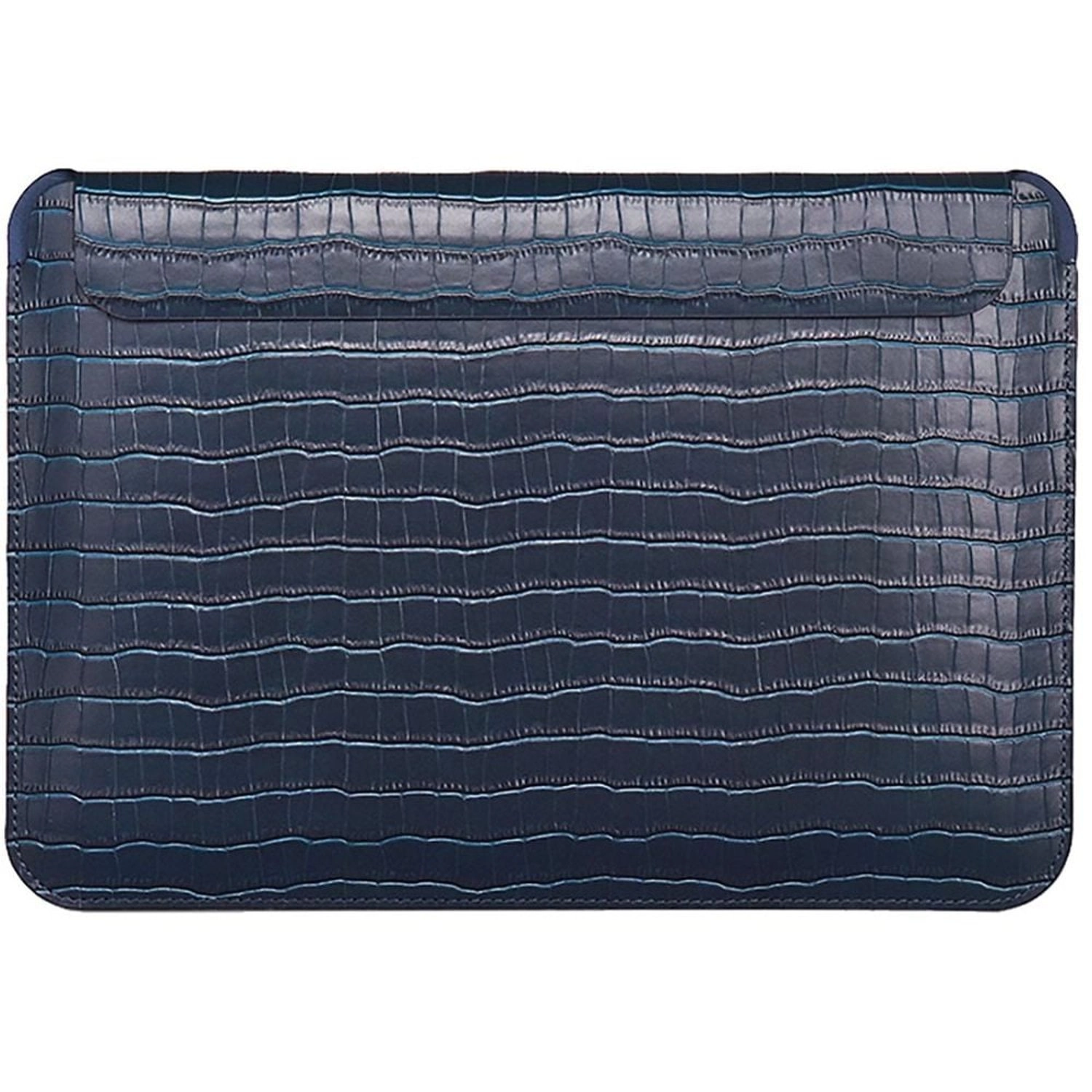WIWU Skin Croco Genuine Leather Sleeve Laptop Sleeve for 14.2-Inch Laptop