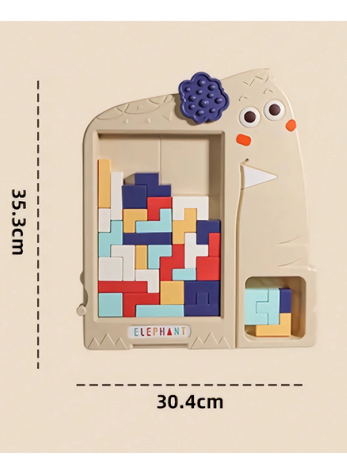 Tetris Building Blocks - Hexagon 3D ABS