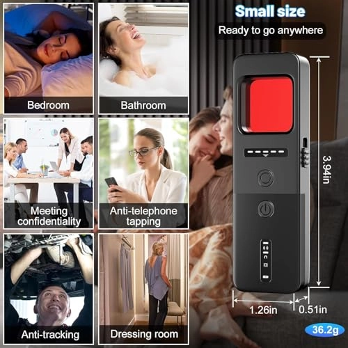 Hidden Camera Detector - Portable 1500 times/second scanning speed