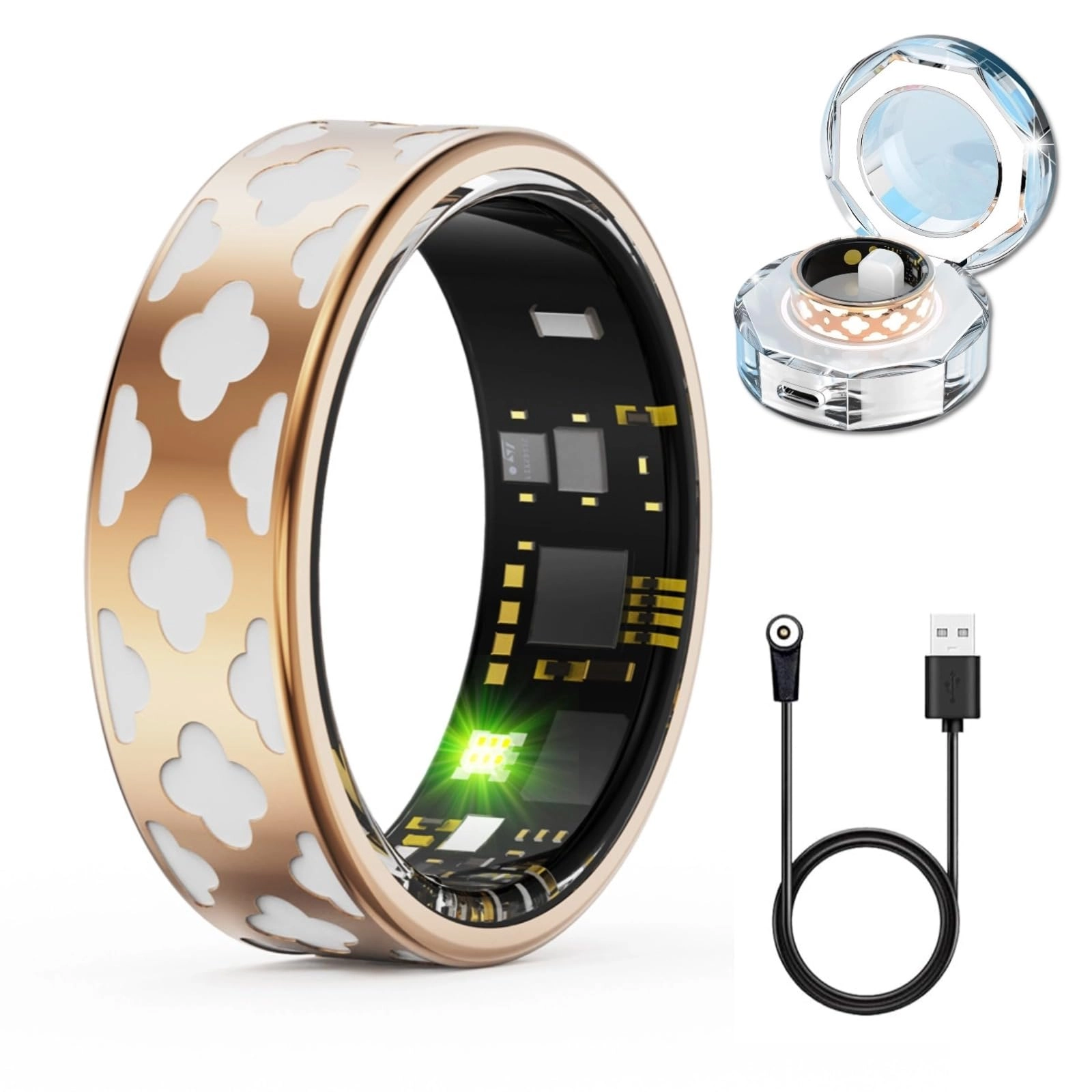 Yoidesu Smart Ring - IP68 18mAh Bluetooth