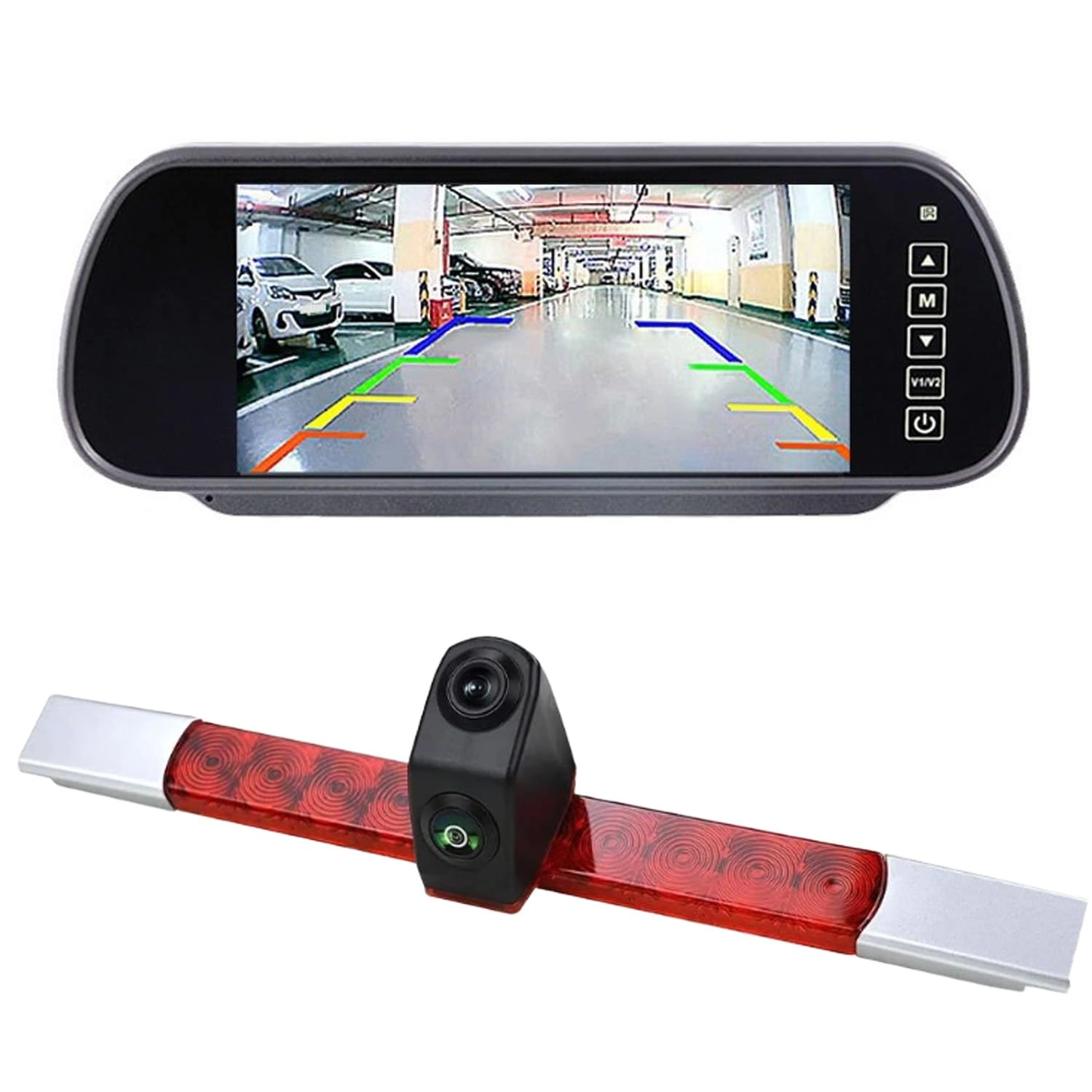 LCD TFT Colour Display Monitor + Car Camera - Night vision 1280 x 720