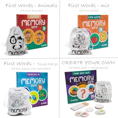 Wooden Matching Game - 2-4 Years 36 pieces