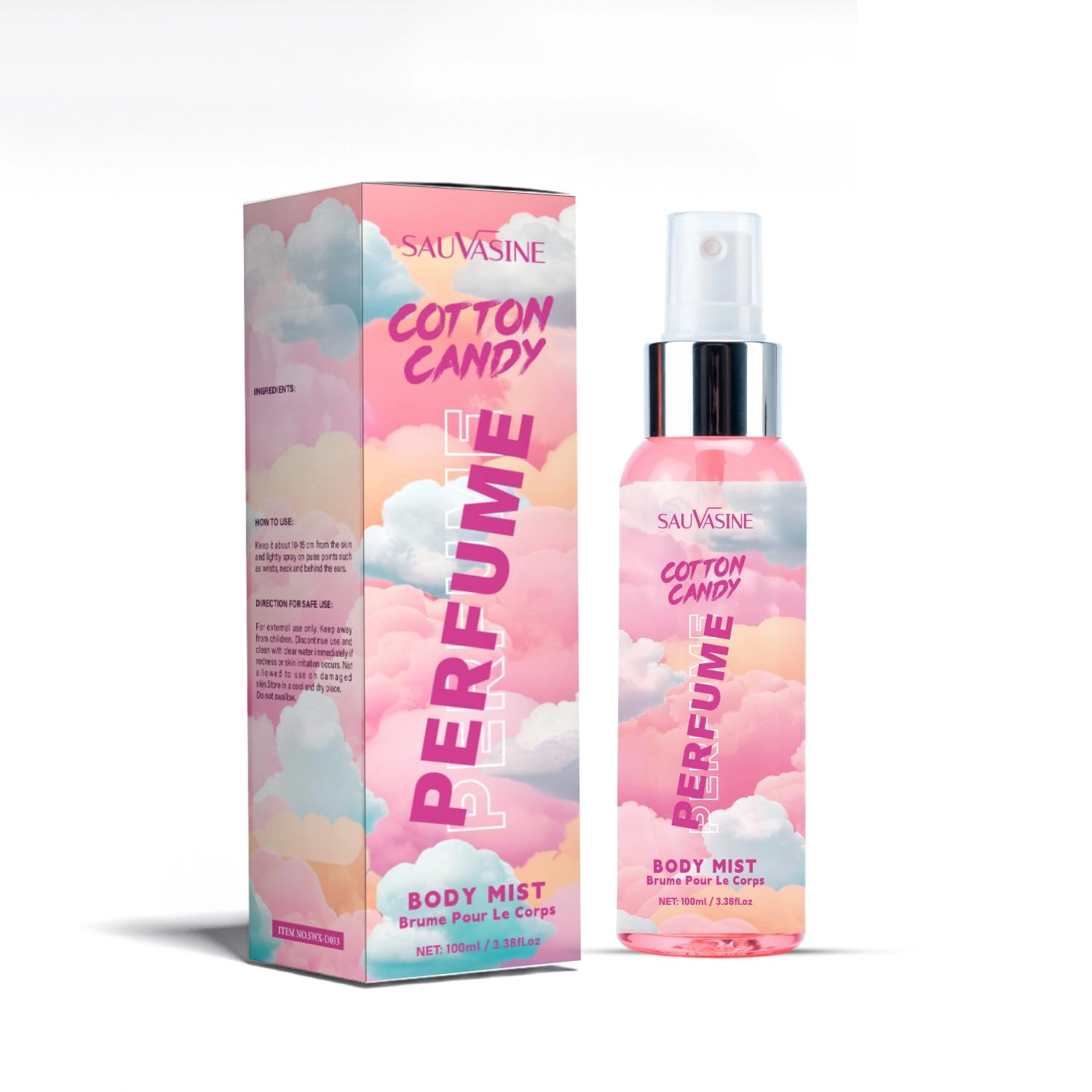 SAUVASINE Cotton Candy Eau de Toilette 100ml