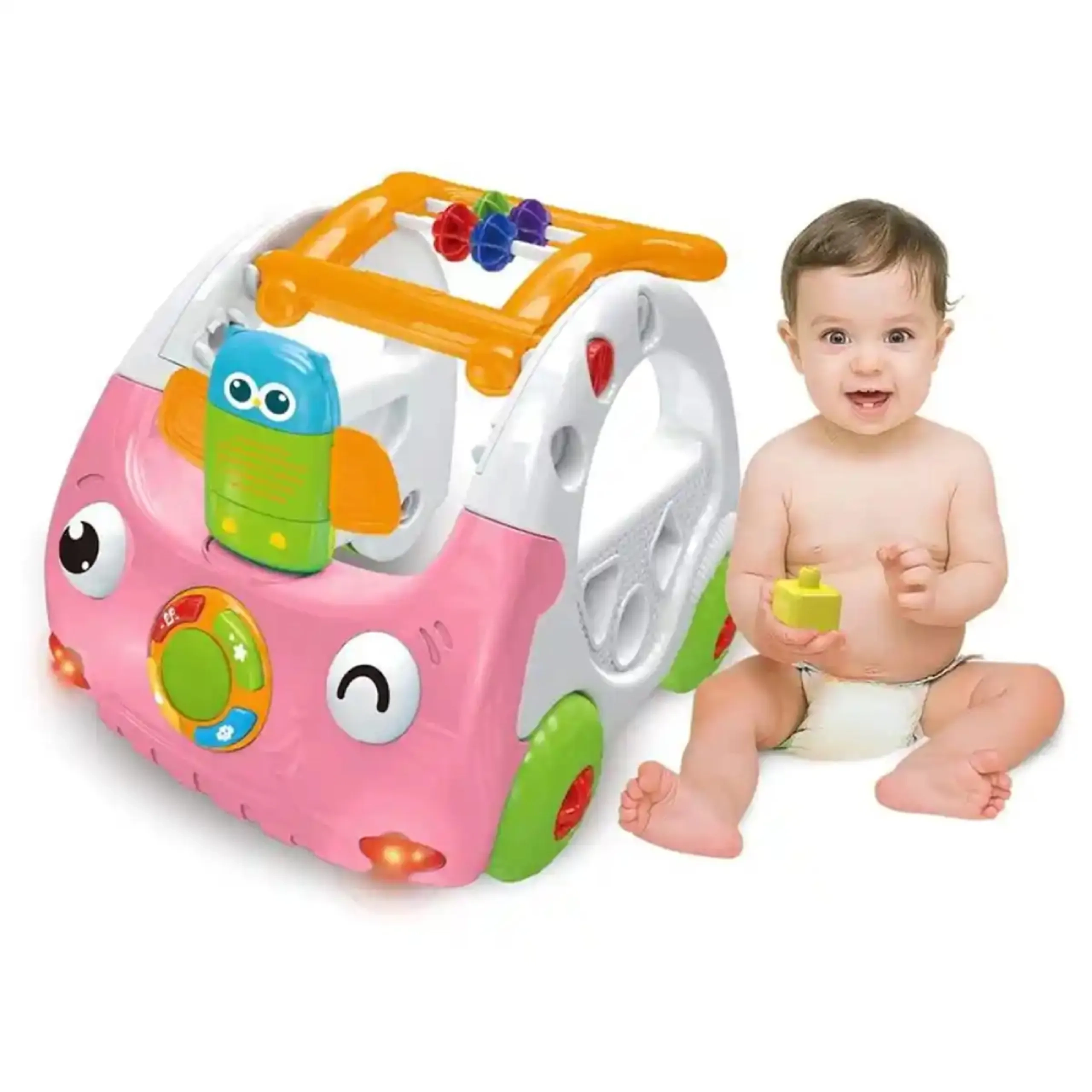 Carter Multifunctional Activity Baby Walker - 3-in-1 Pink