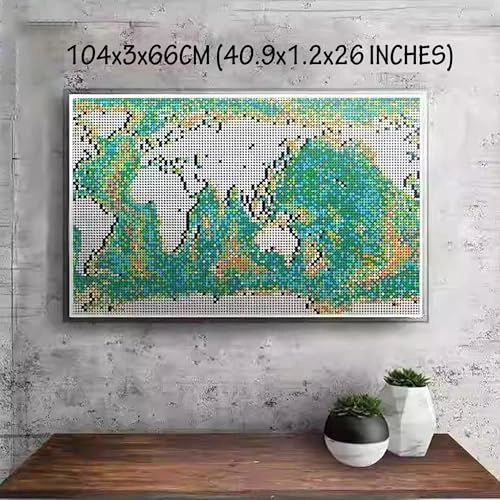Acrylic Display Case - Lego 31203 World Map