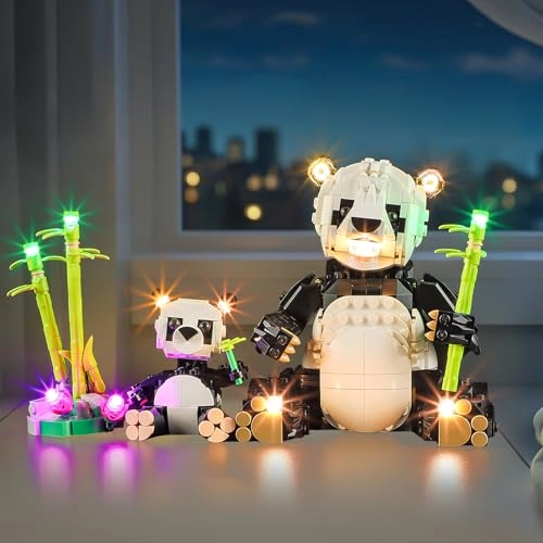 LED Light Kit - Wild Animals: Panda Family Set (31165)