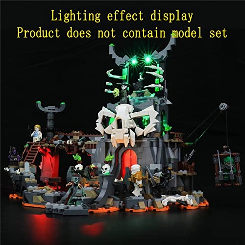LED Lighting Kit for LEGO Ninjago Skull Sorcerer's Dungeons 71722