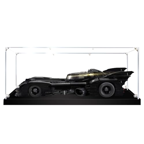 Acrylic Display Case - 62x30x20 cm for Lego 76139 Car Model