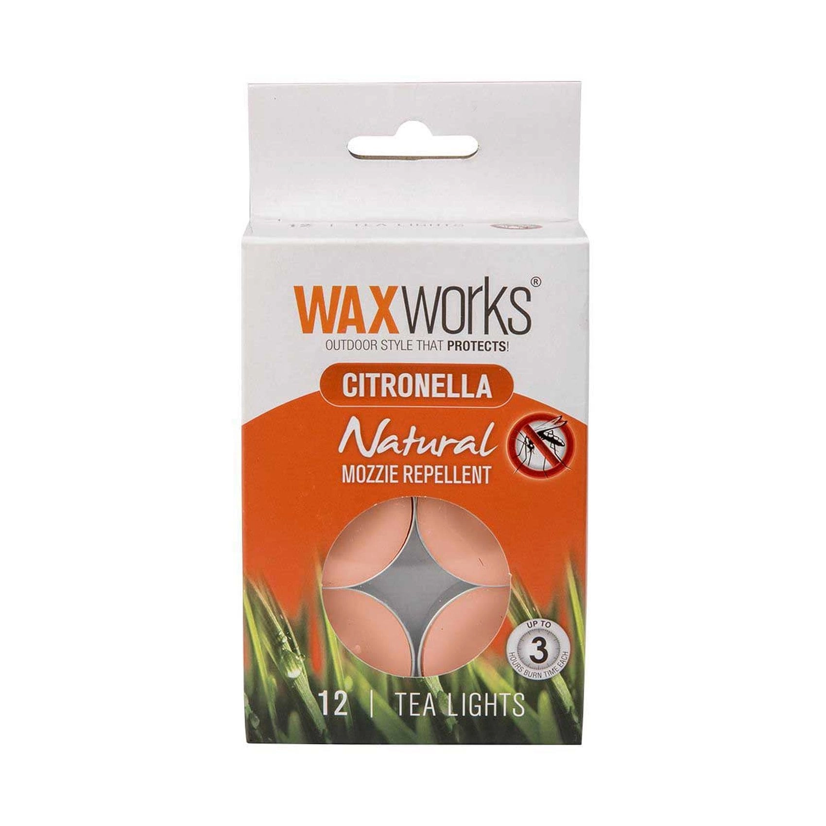 Waxworks Citronella Tea Light Candles - Citronella 12 piece(s)