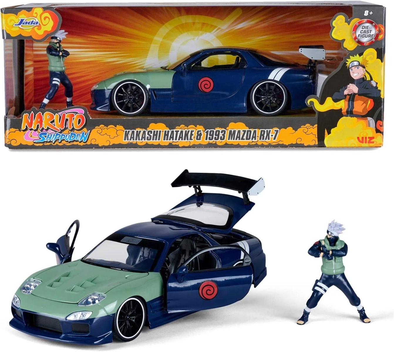 Naruto Figure - 1:24 + Mazda RX-7