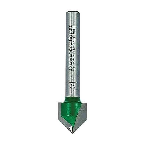 Two Flute Chamfer Router Bit - 1/2 Inch 1/4 Inch