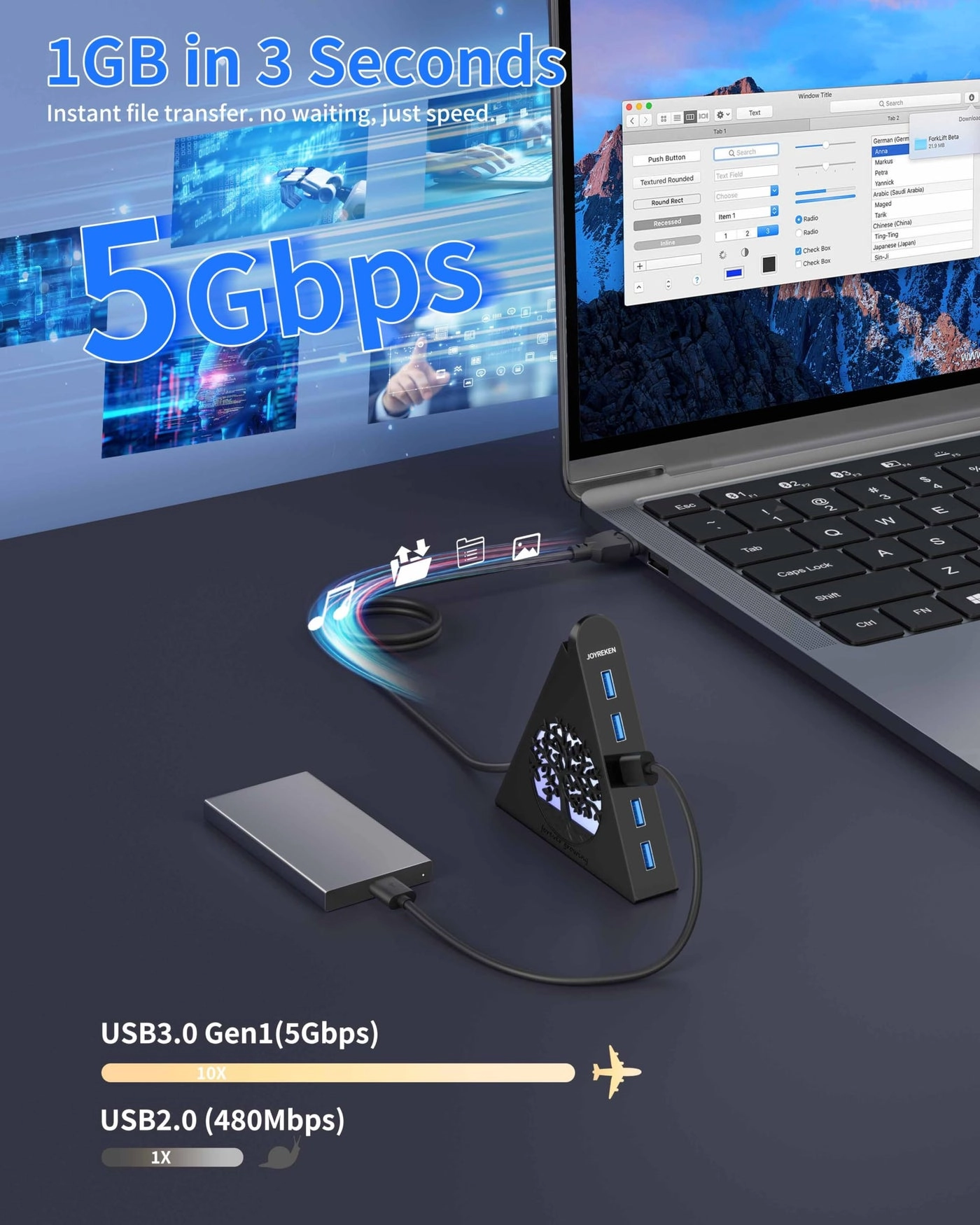 7-Port USB 3.0 Hub