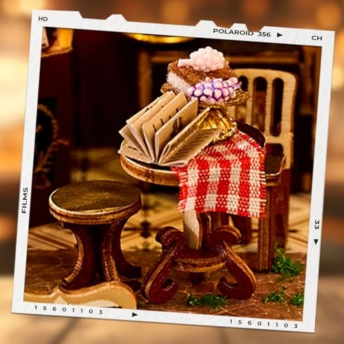 DIY Miniature Dollhouse Kit - Romantic garden