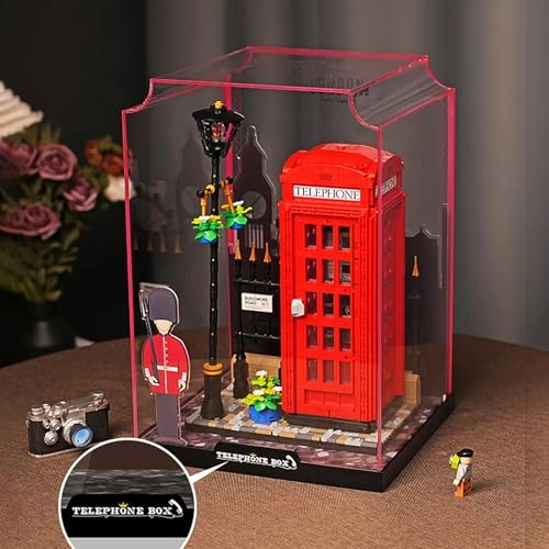 Acrylic Display Case for Lego 21347 - 24.6 x 26.6 x 36 cm