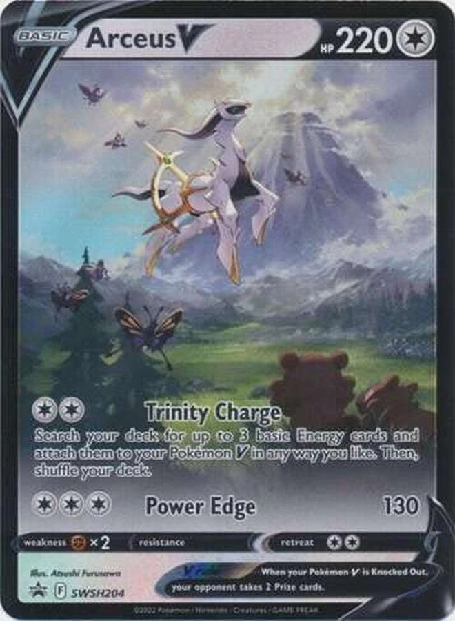 Pokémon Arceus V SWSH204 - Black Star Promo Full Art