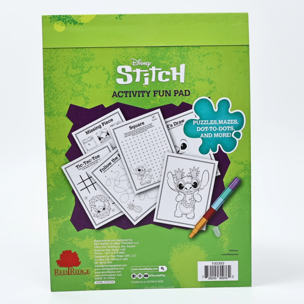 Stitch Activity Fun Pad - 3+ years