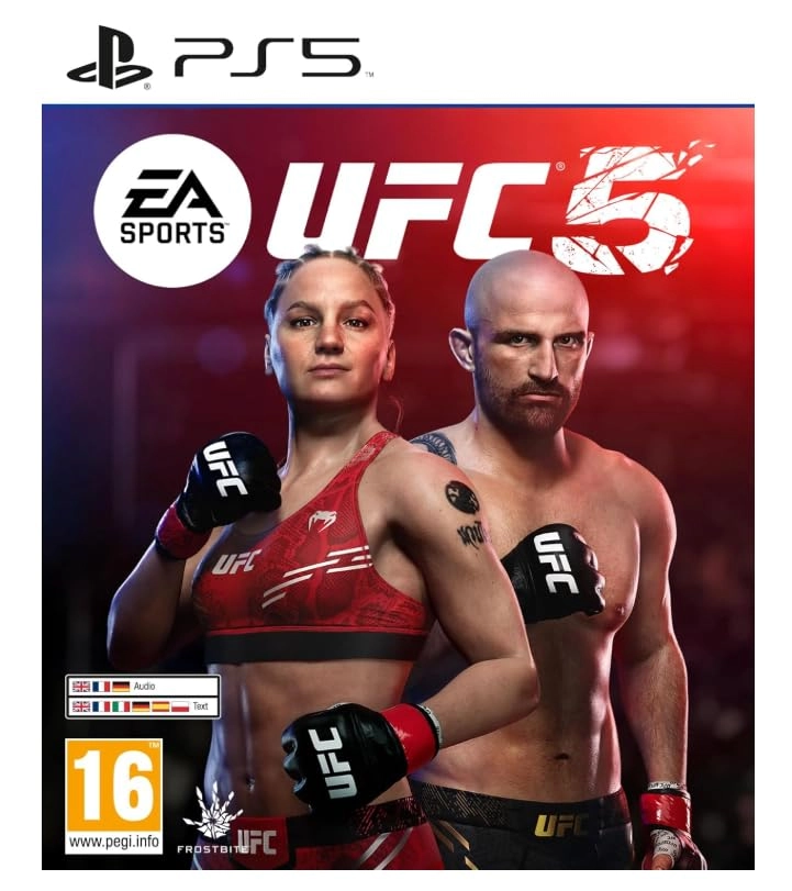 PlayStation 5 Slim - International Version + UFC 5 + WWE 2K25