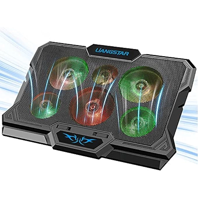 LAPTOP COOLING PAD - 12-17 INCH 6 QUIET FANS